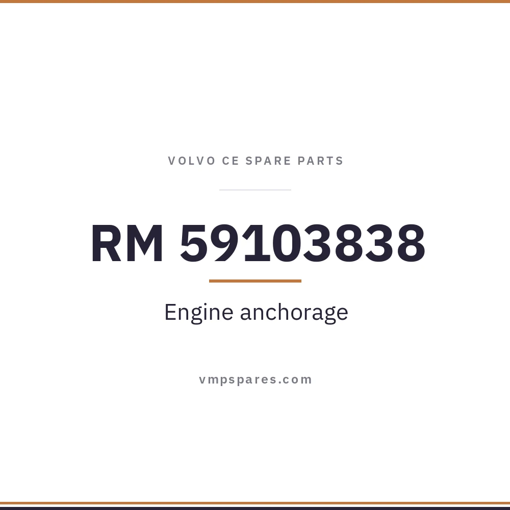 RM 59103838 – Engine anchorage