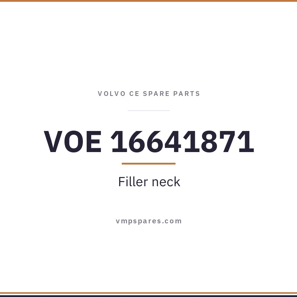 VOE 16641871 – Filler neck