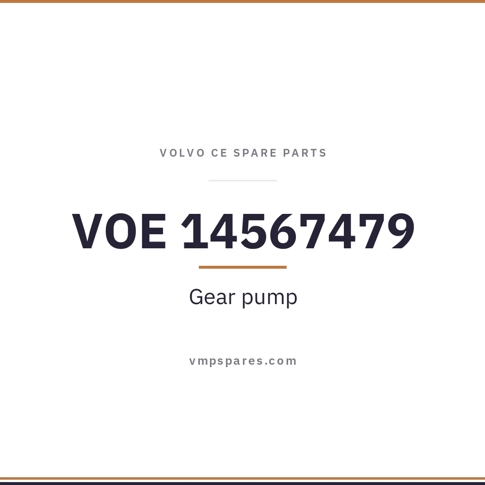 VOE 14567479 – Gear pump