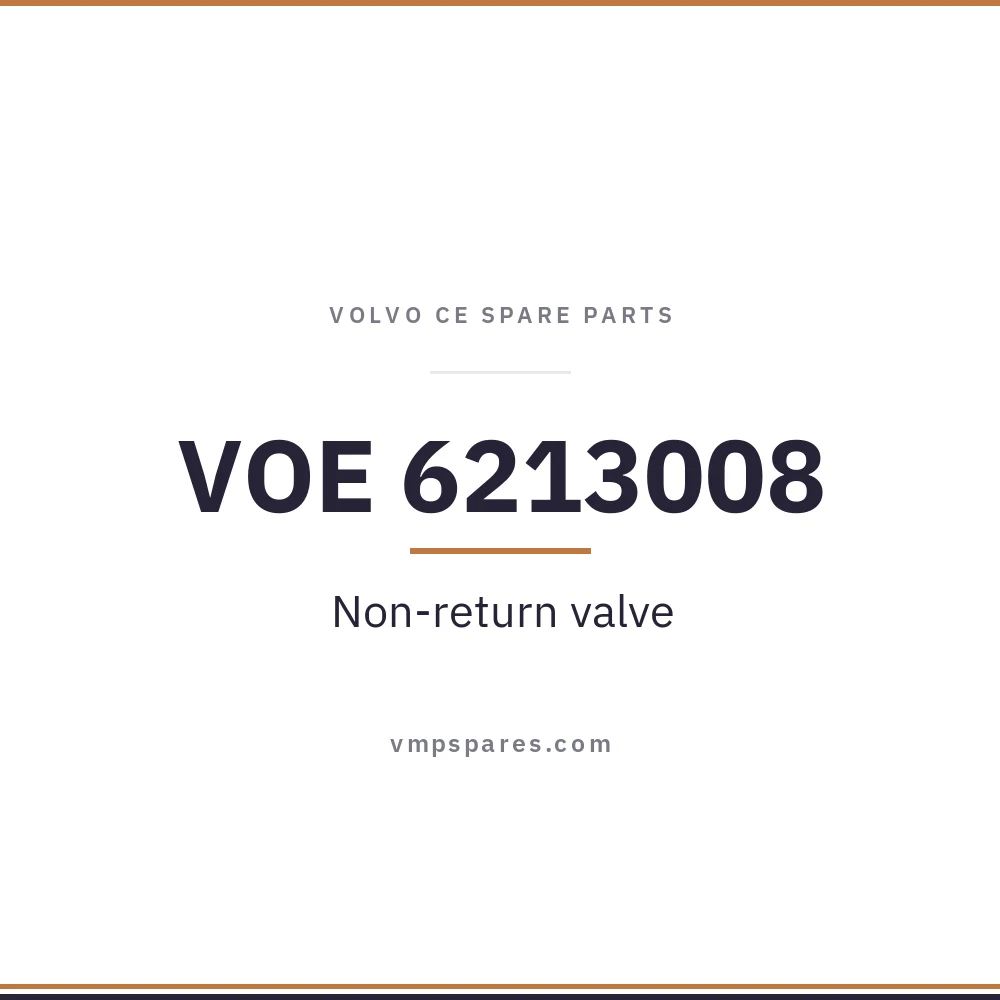 VOE 6213008 – Non-return valve