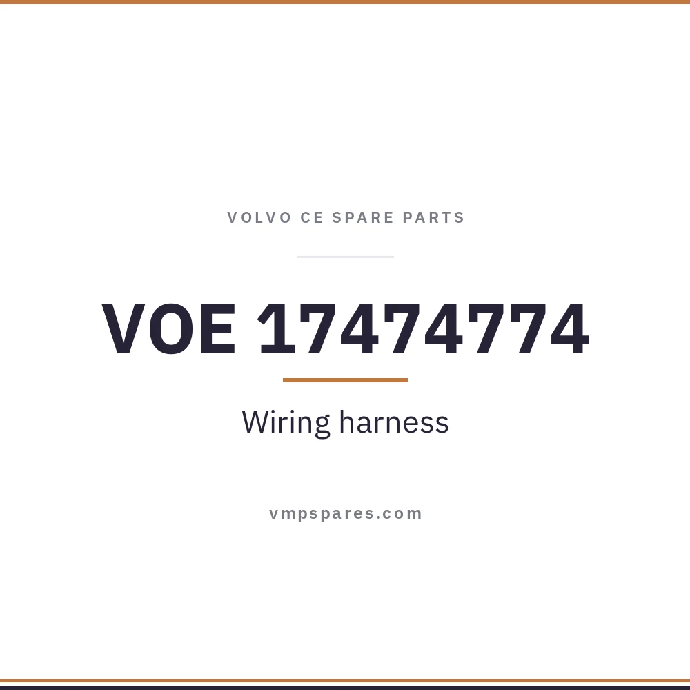 VOE 17474774 – Wiring harness