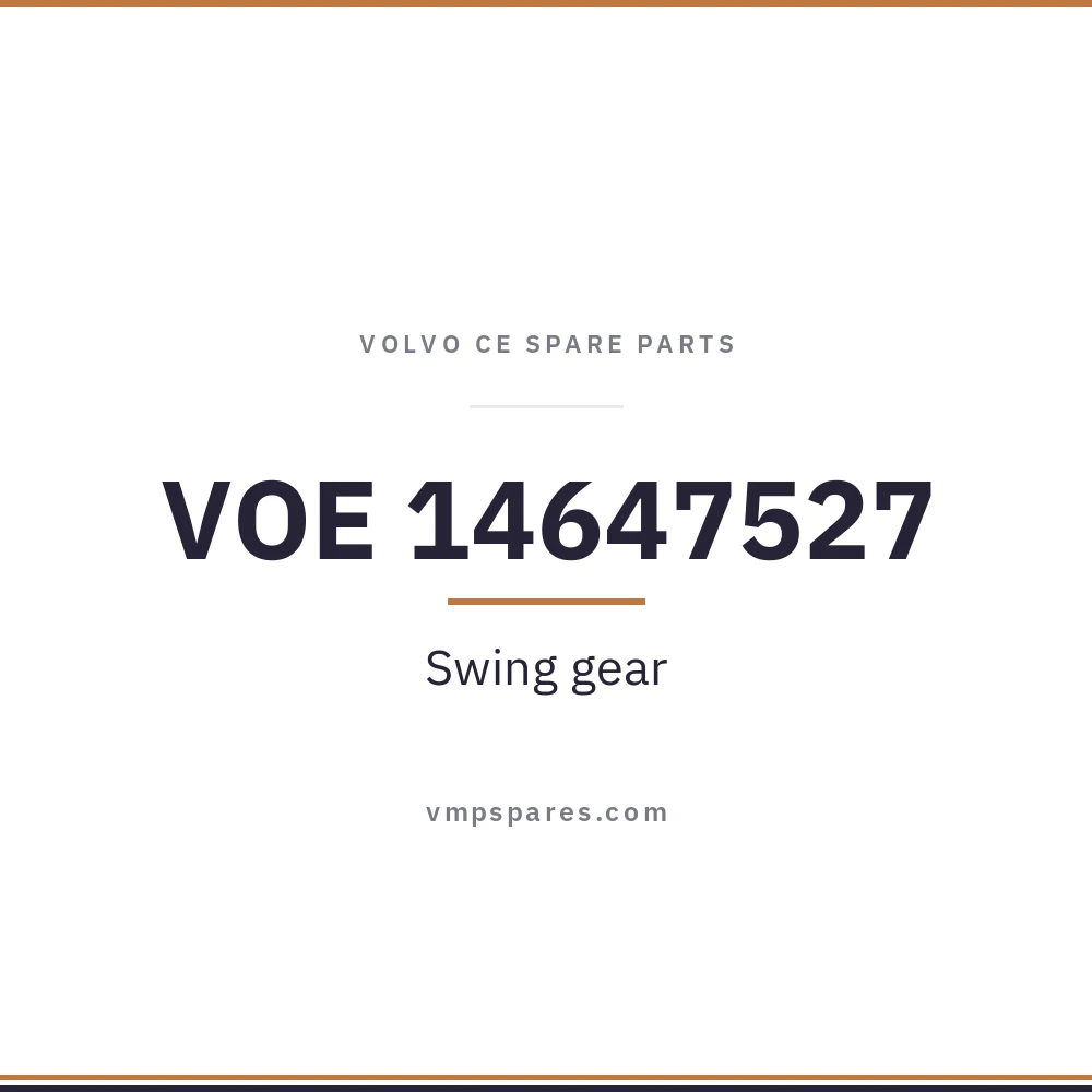 VOE 14647527 – Swing gear