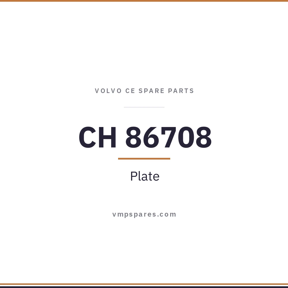 CH 86708 – Plate