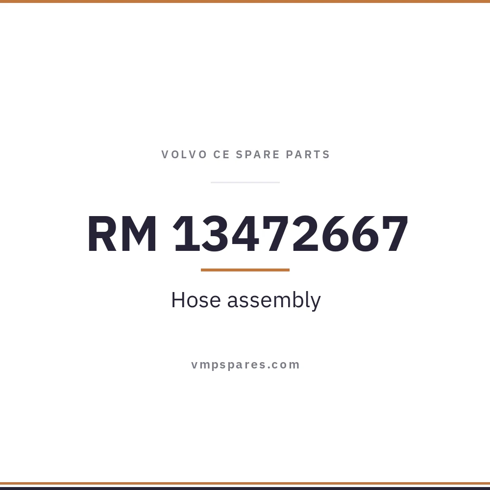 RM 13472667 – Hose assembly