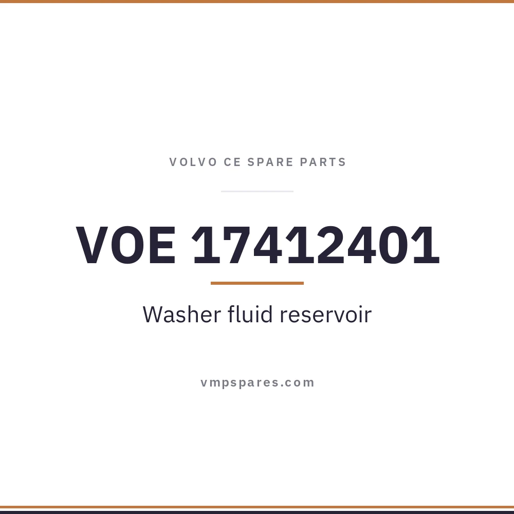 VOE 17412401 – Washer fluid reservoir