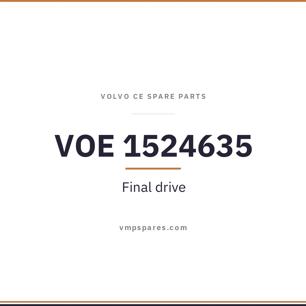 VOE 1524635 – Final drive