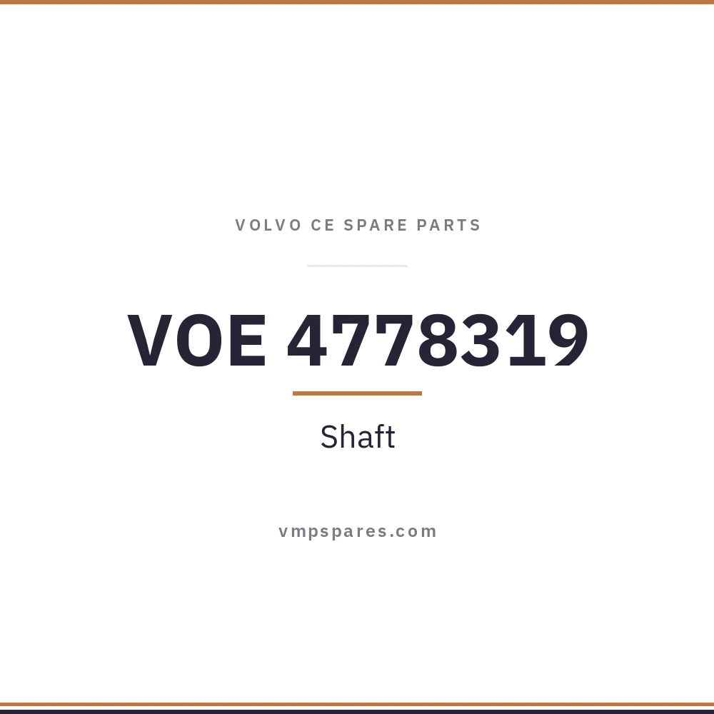 VOE 4778319 – Shaft