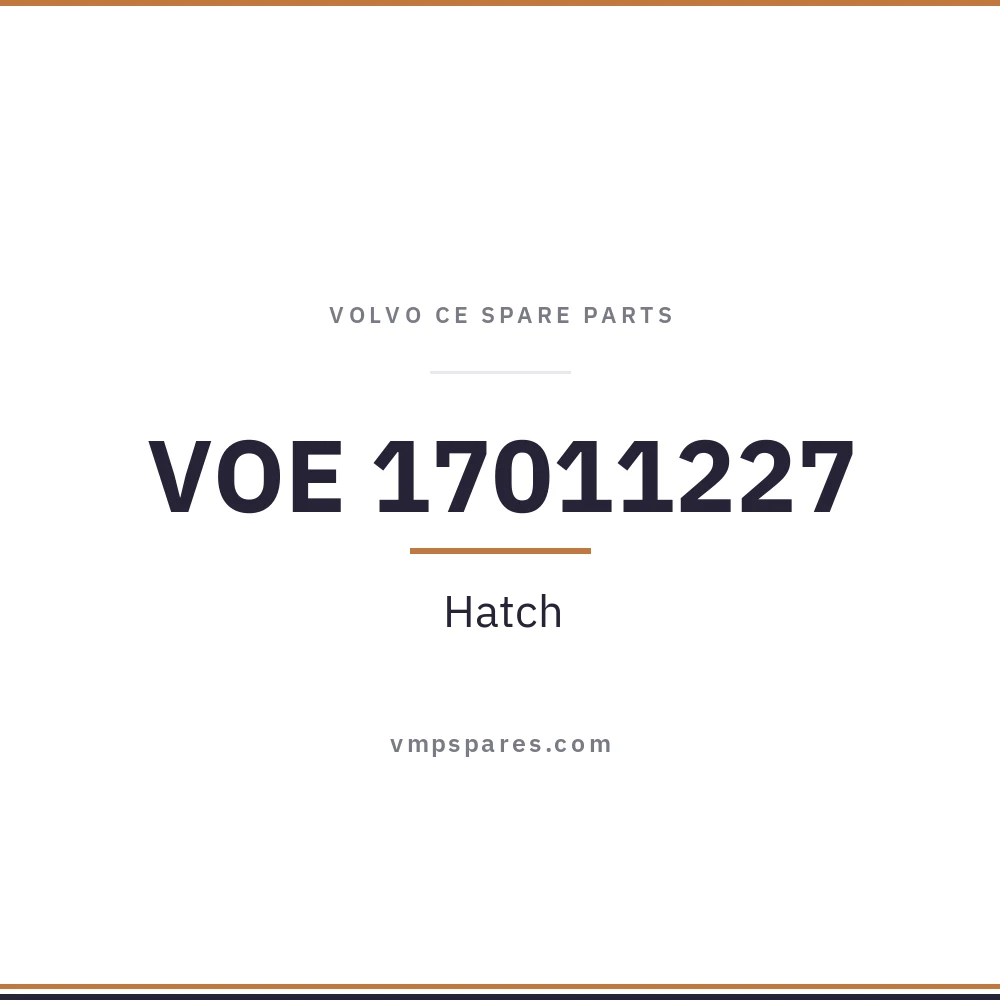 VOE 17011227 – Hatch