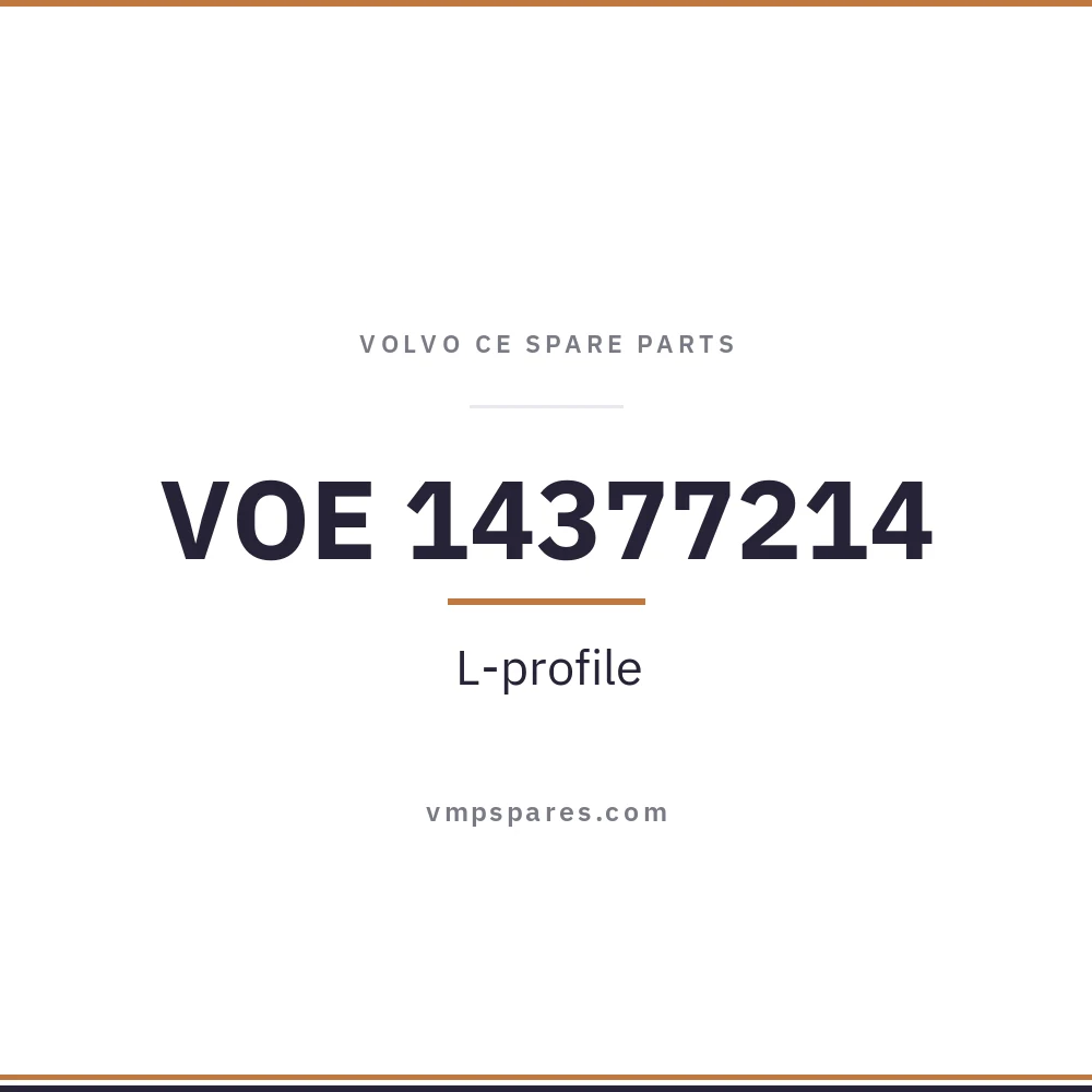 VOE 14377214 – L-profile
