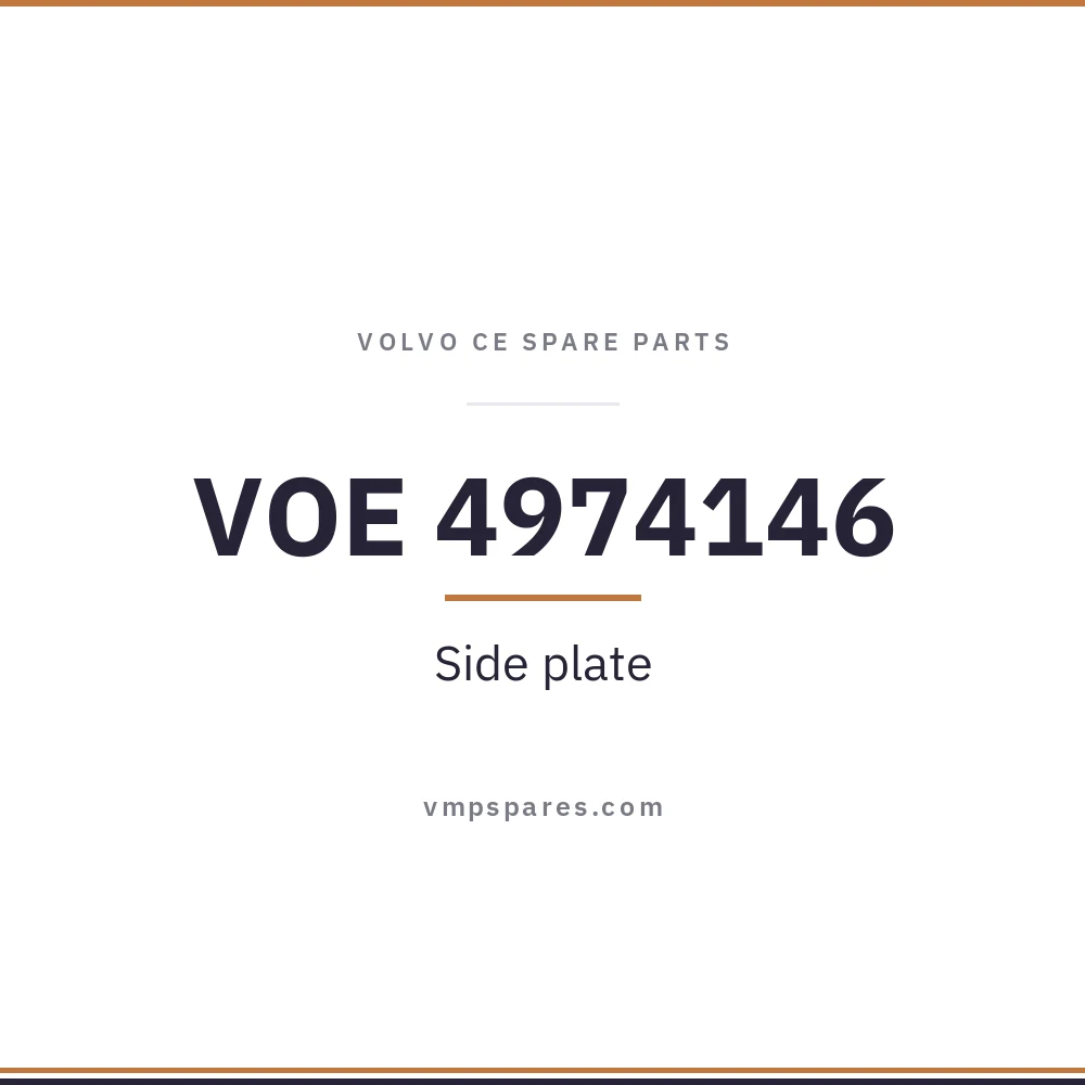 VOE 4974146 – Side plate