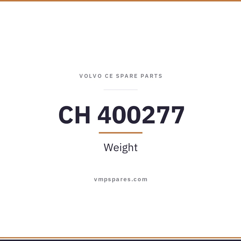 CH 400277 – Weight