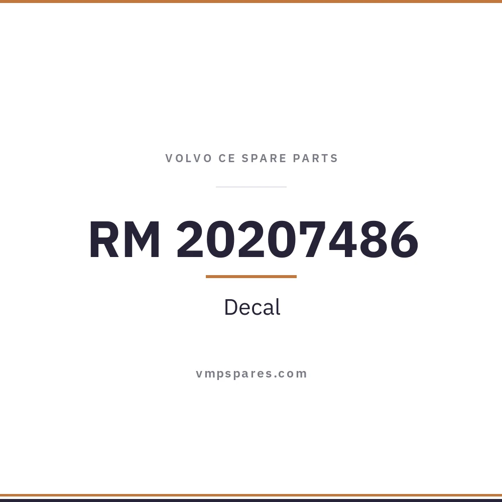 RM 20207486 – Decal