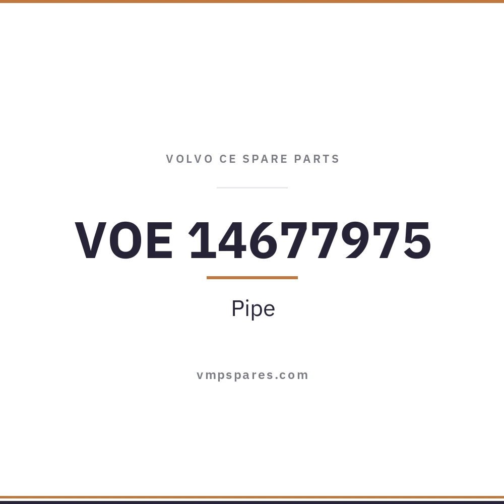 VOE 14677975 – Pipe