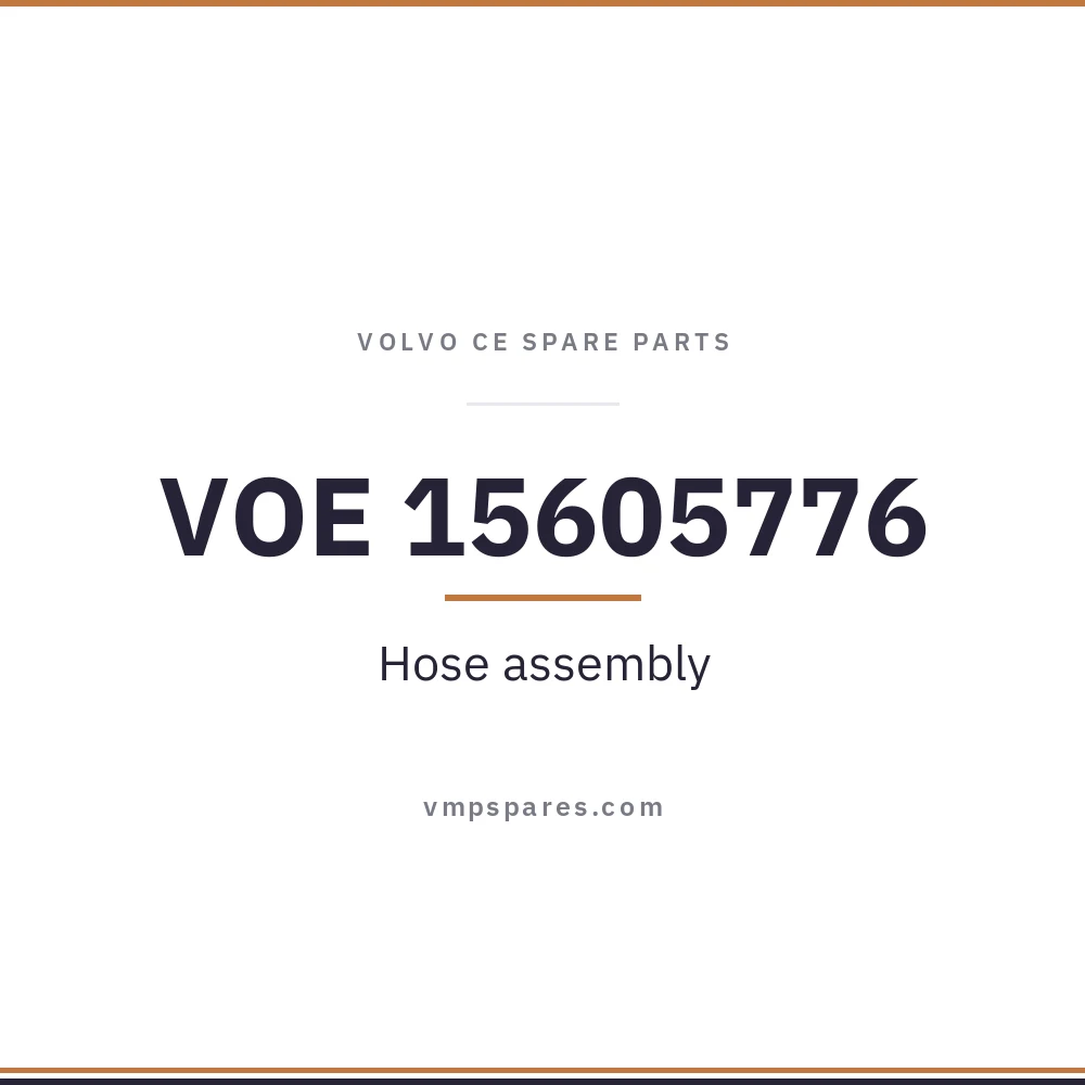 VOE 15605776 – Hose assembly