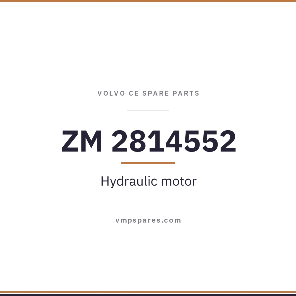 ZM 2814552 – Hydraulic motor