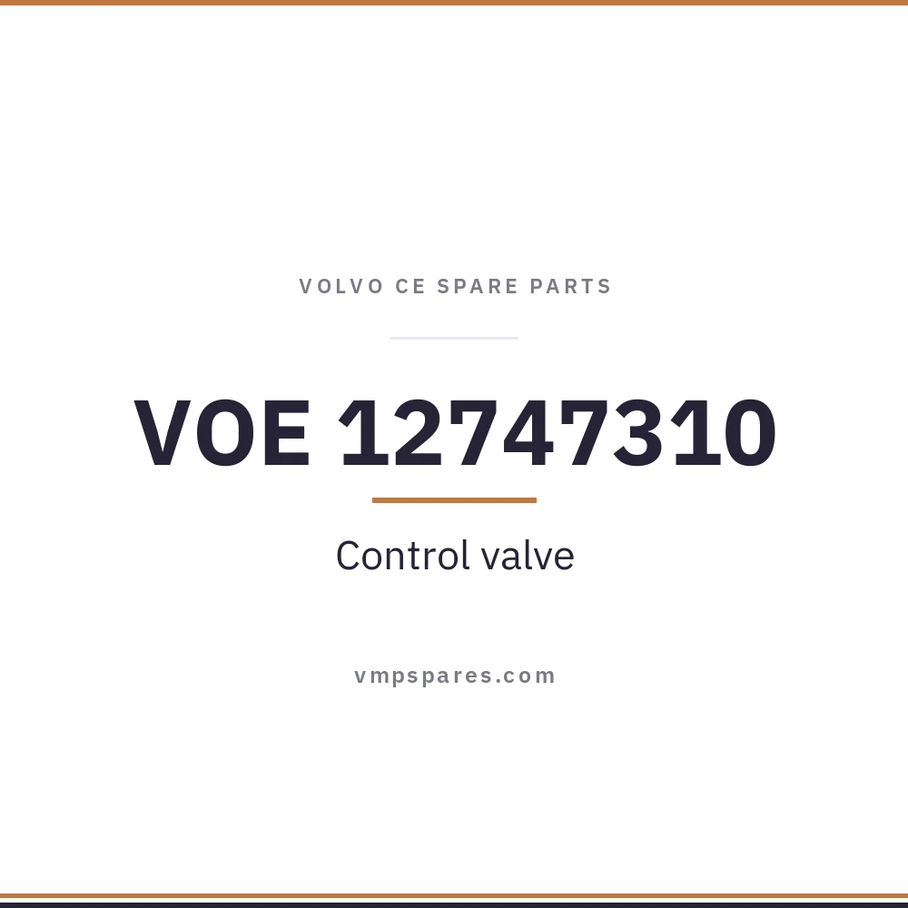 VOE 12747310 – Control valve