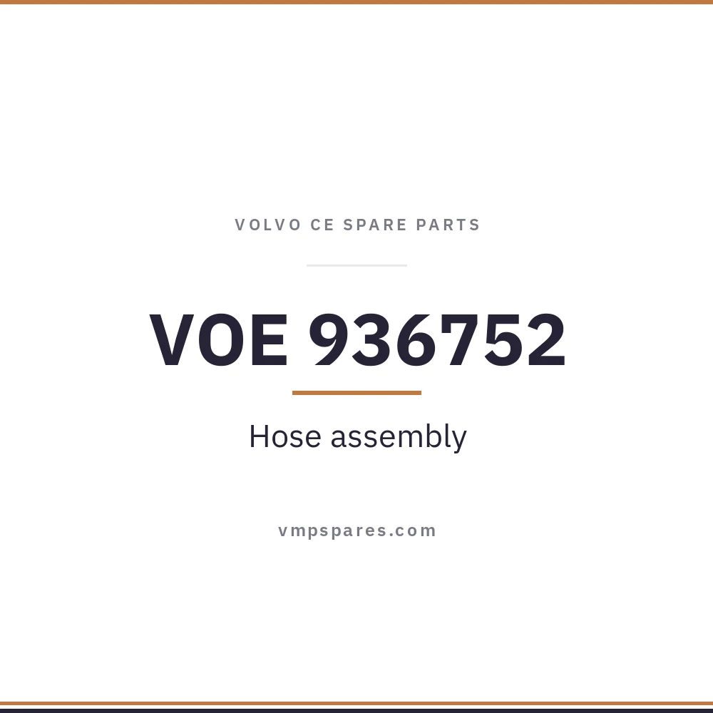 VOE 936752 – Hose assembly