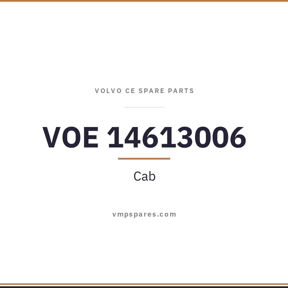 VOE 14613006 – Cab