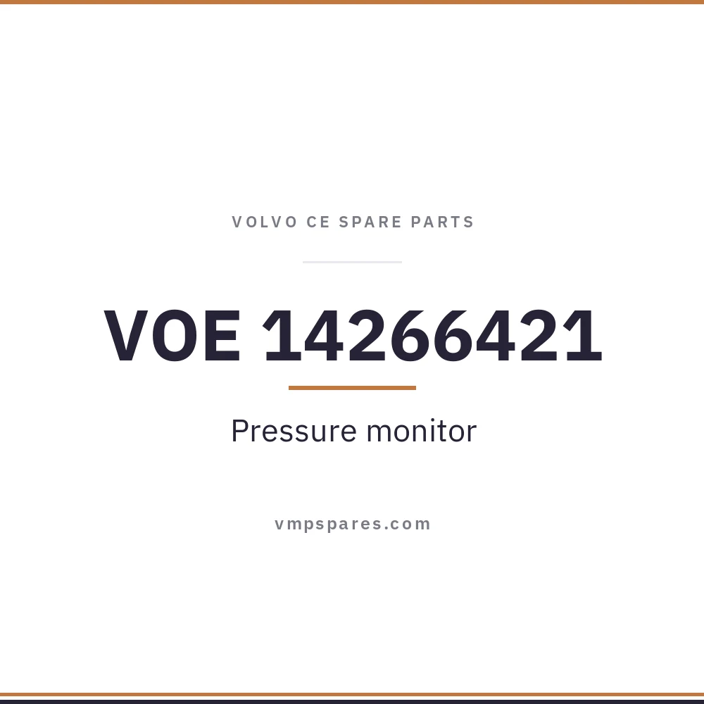 VOE 14266421 – Pressure monitor