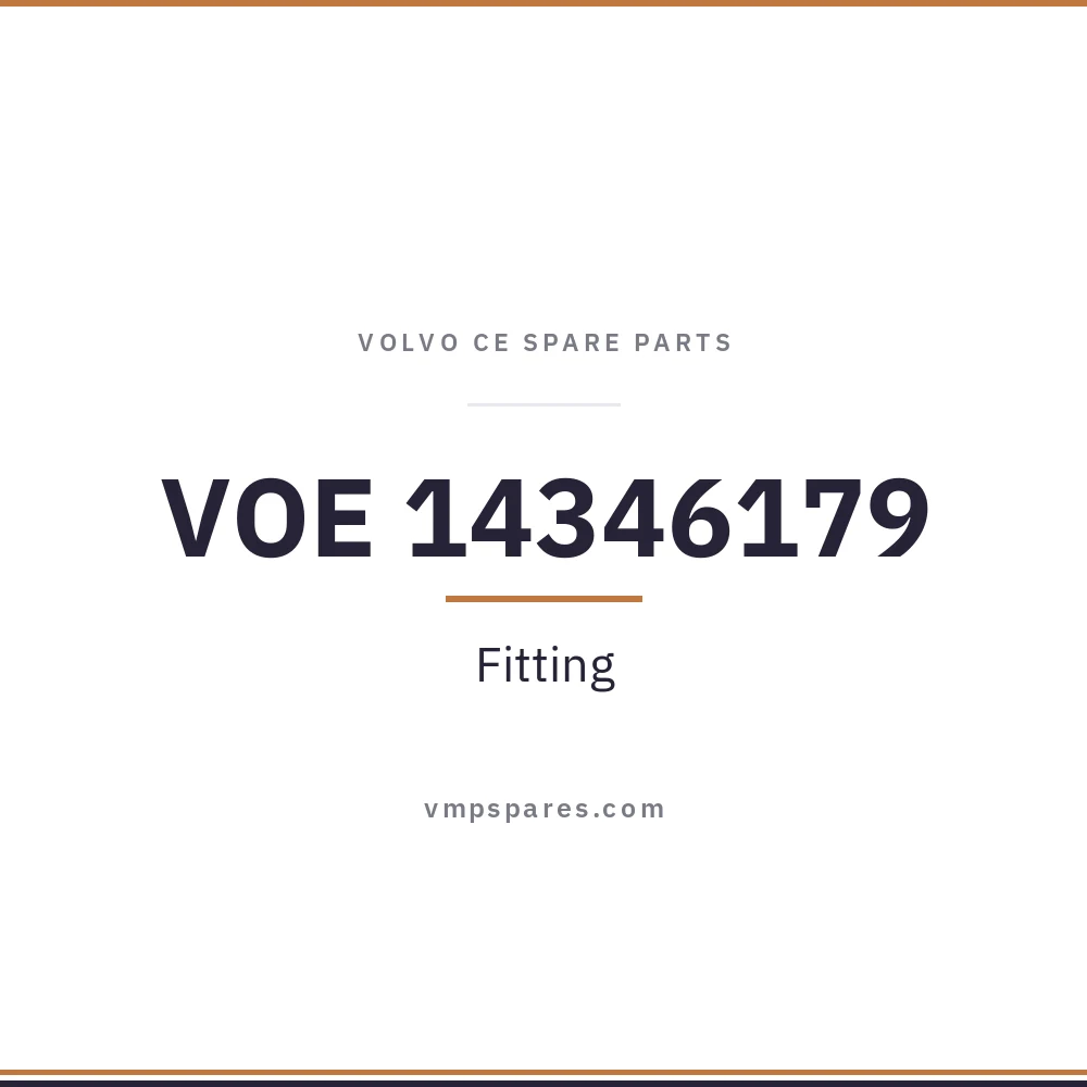 VOE 14346179 – Fitting