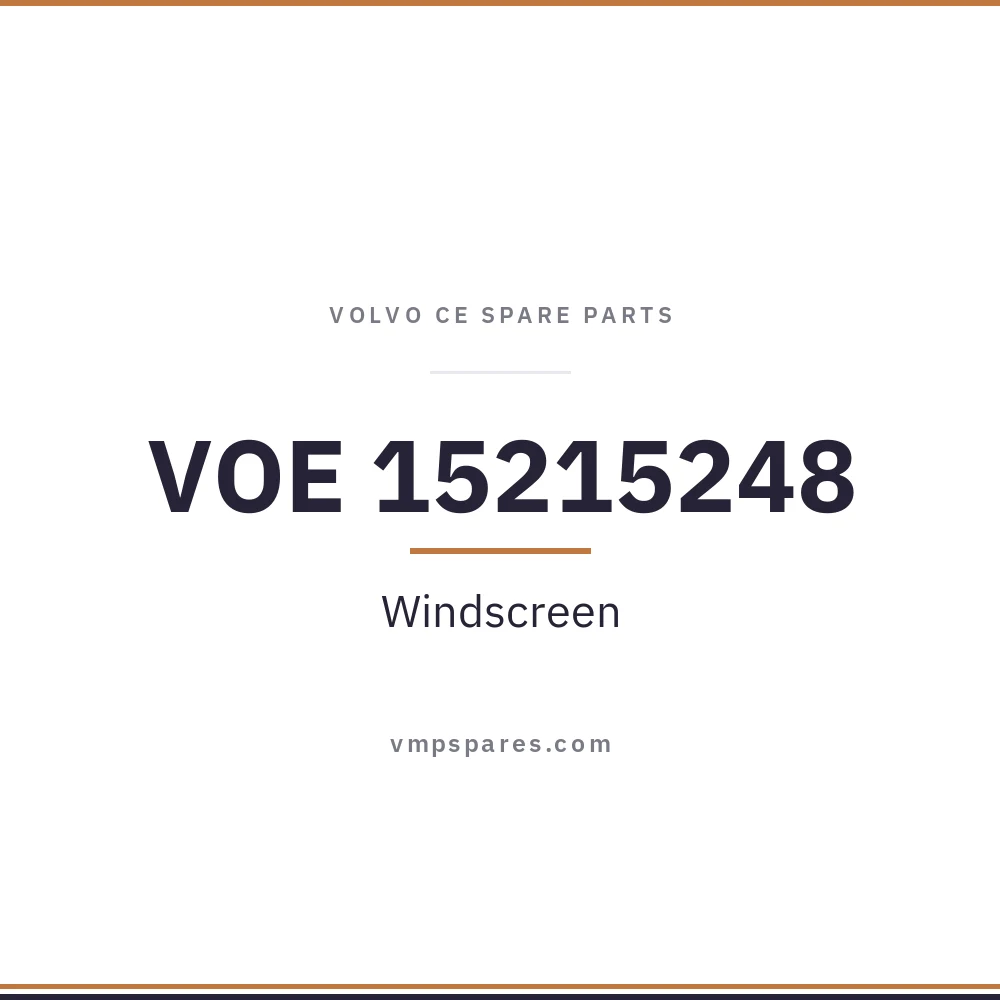 VOE 15215248 – Windscreen