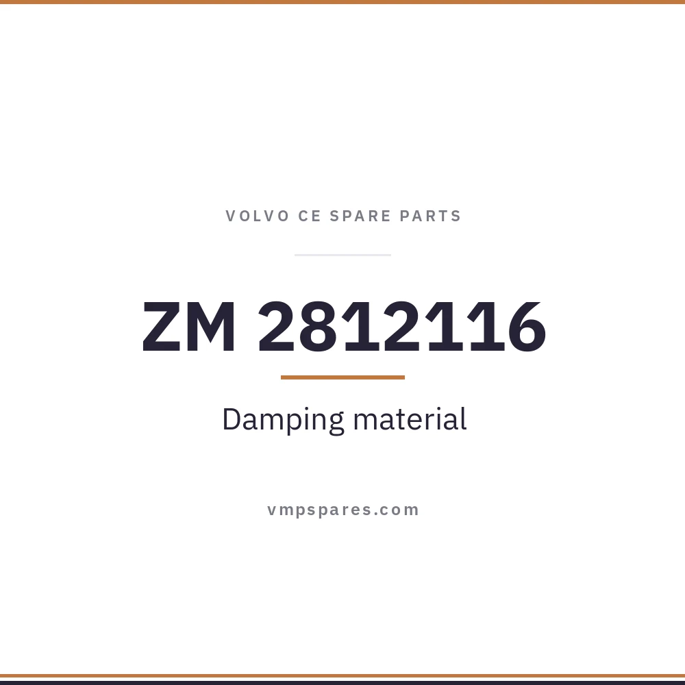 ZM 2812116 – Damping material