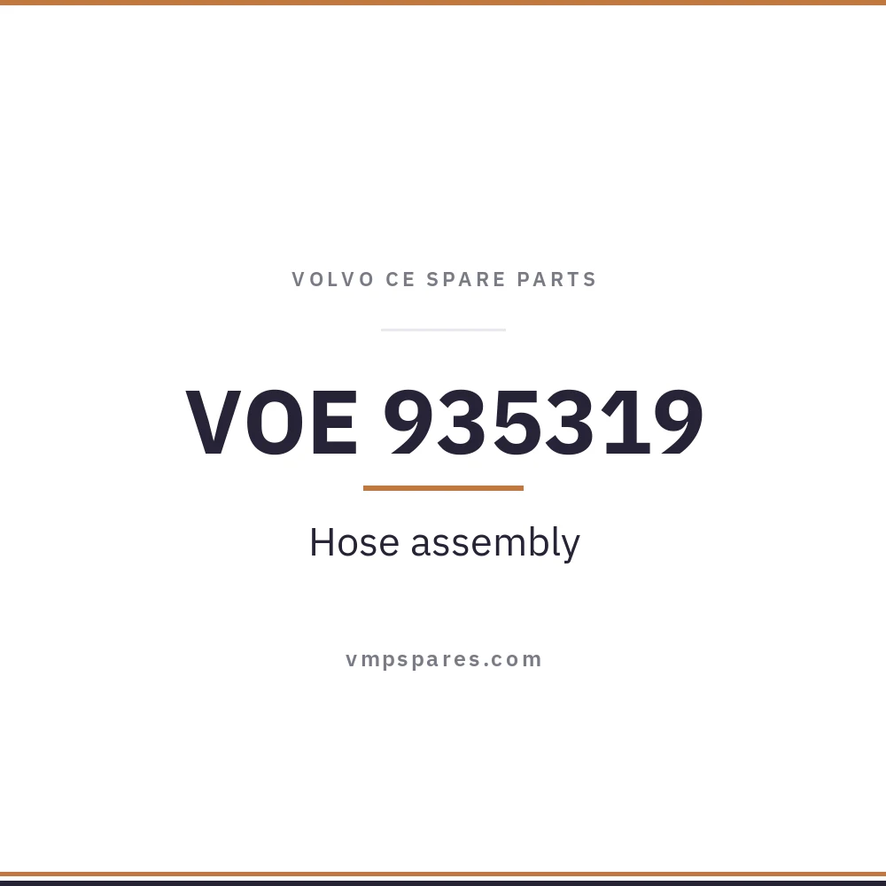 VOE 935319 – Hose assembly