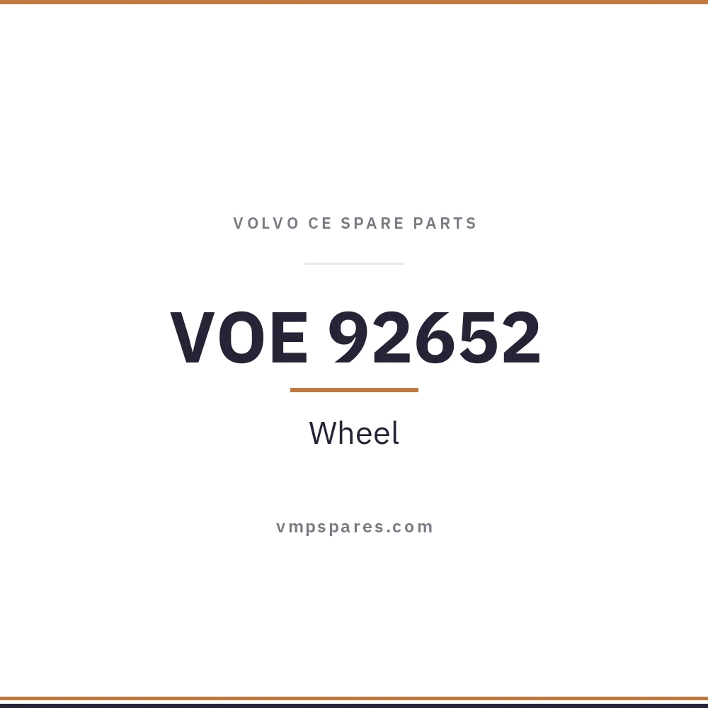 VOE 92652 – Wheel