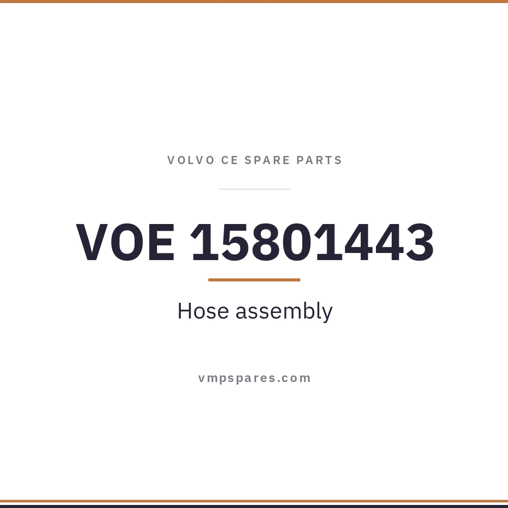 VOE 15801443 – Hose assembly