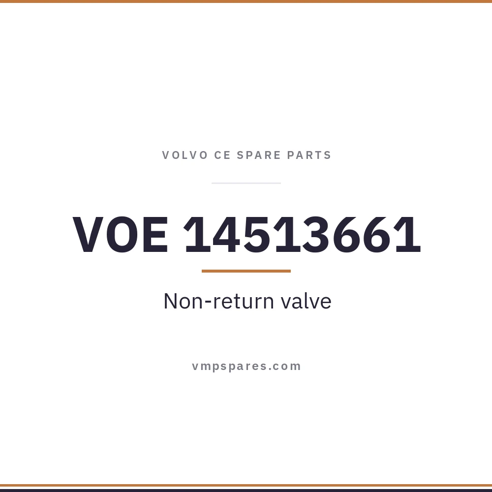 VOE 14513661 – Non-return valve