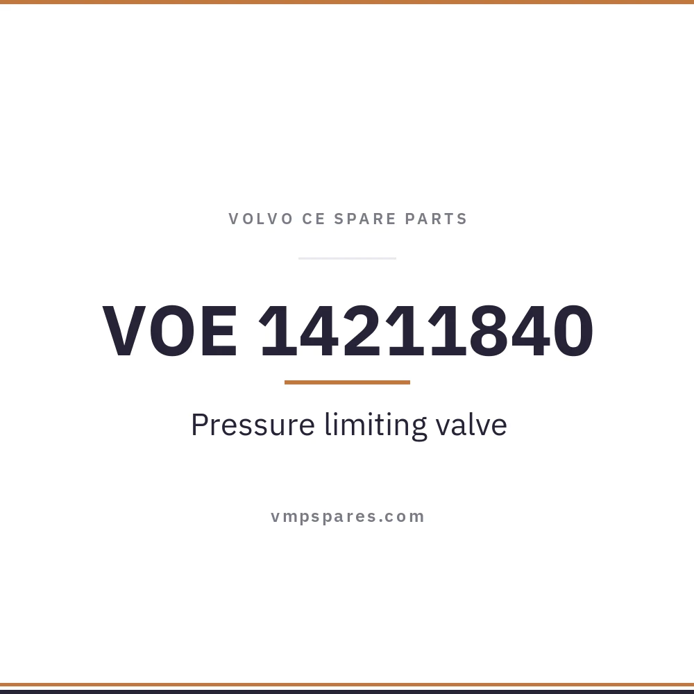 VOE 14211840 – Pressure limiting valve