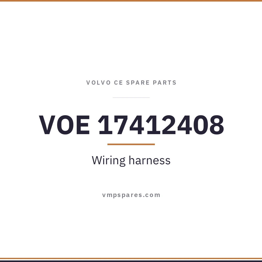 VOE 17412408 – Wiring harness