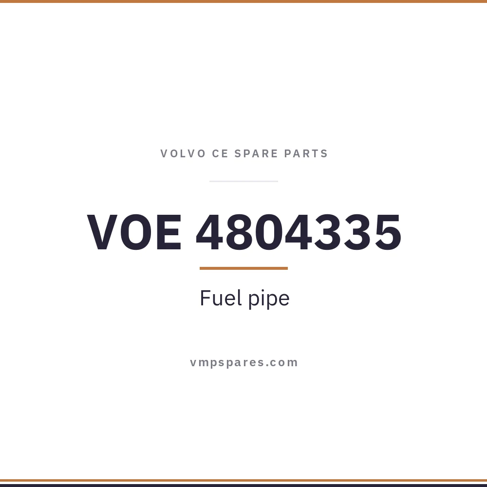 VOE 4804335 – Fuel pipe
