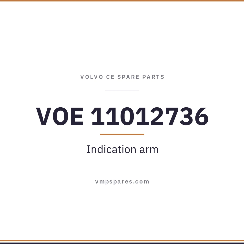 VOE 11012736 – Indication arm
