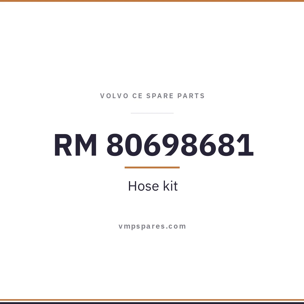 RM 80698681 – Hose kit