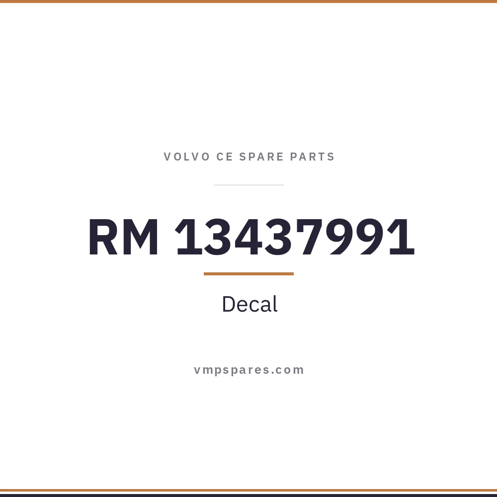 RM 13437991 – Decal