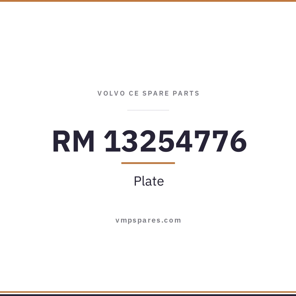 RM 13254776 – Plate