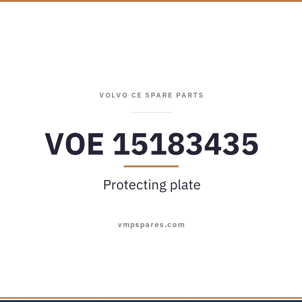 VOE 15183435 – Protecting plate