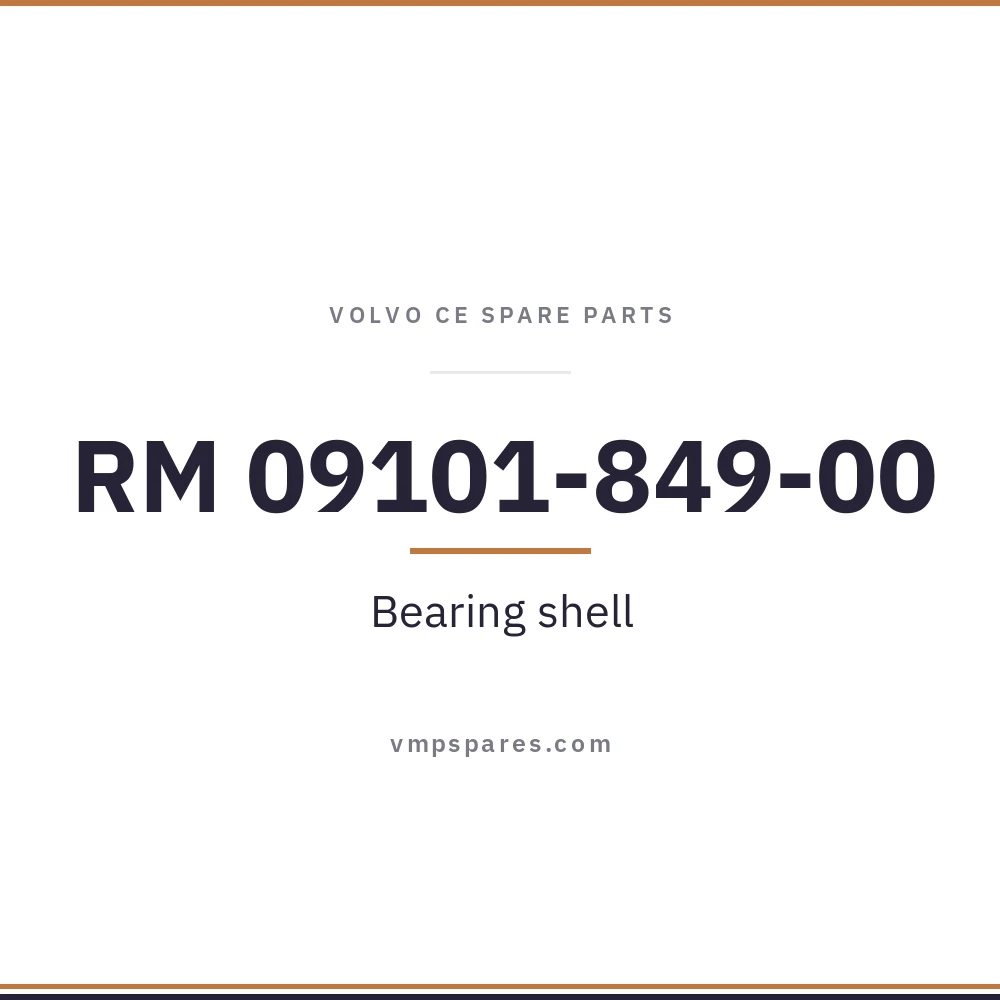 RM 09101-849-00 – Bearing shell