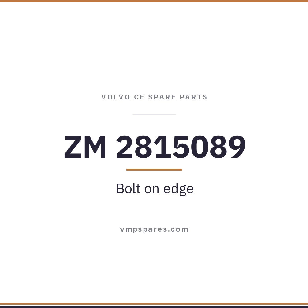 ZM 2815089 – Bolt on edge