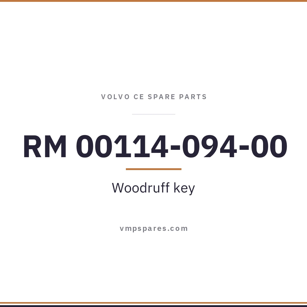 RM 00114-094-00 – Woodruff key
