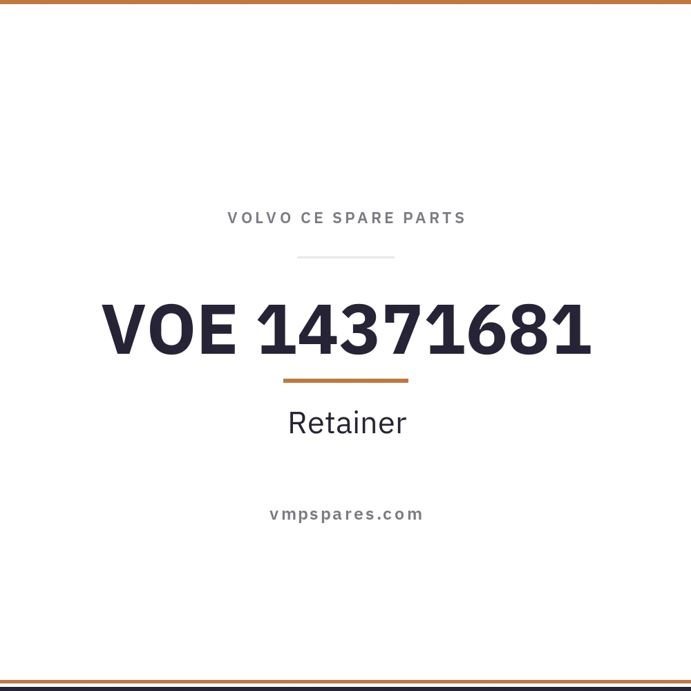 VOE 14371681 – Retainer