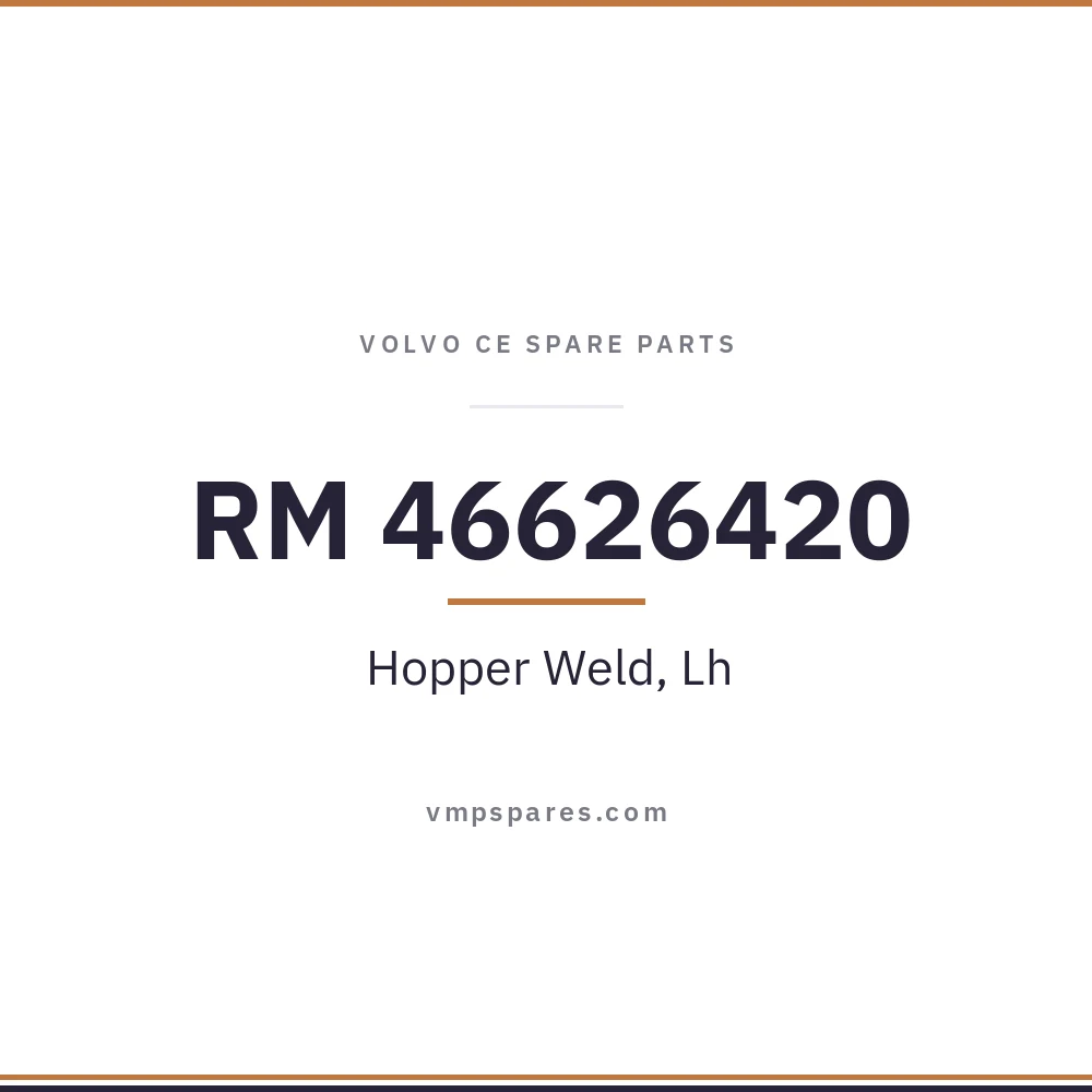 RM 46626420 – Hopper Weld, Lh