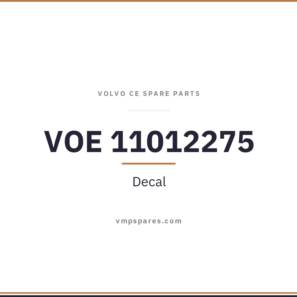 VOE 11012275 – Decal