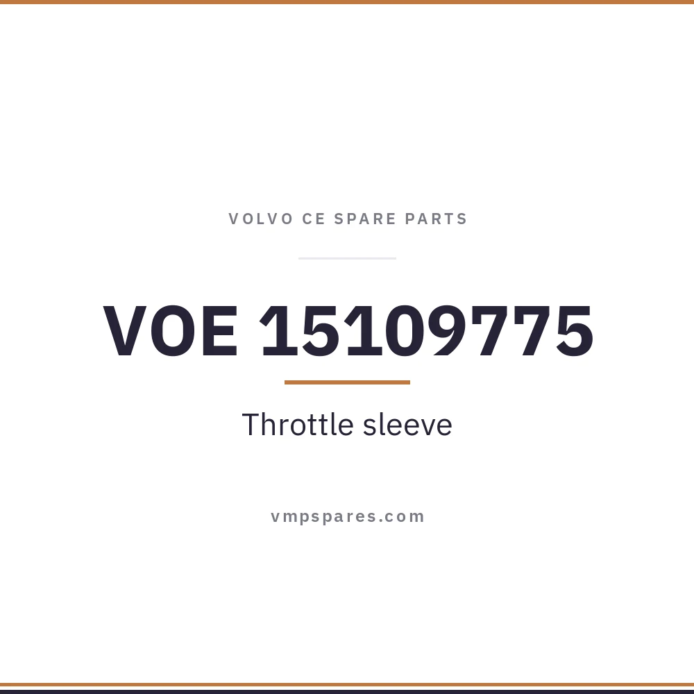 VOE 15109775 – Throttle sleeve