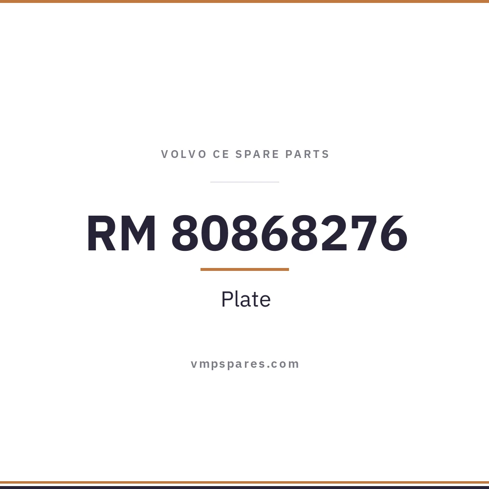 RM 80868276 – Plate