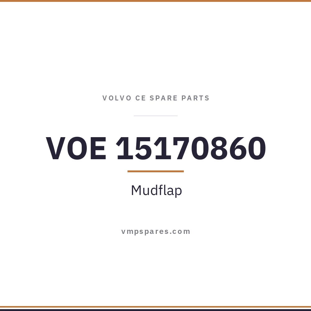 VOE 15170860 – Mudflap