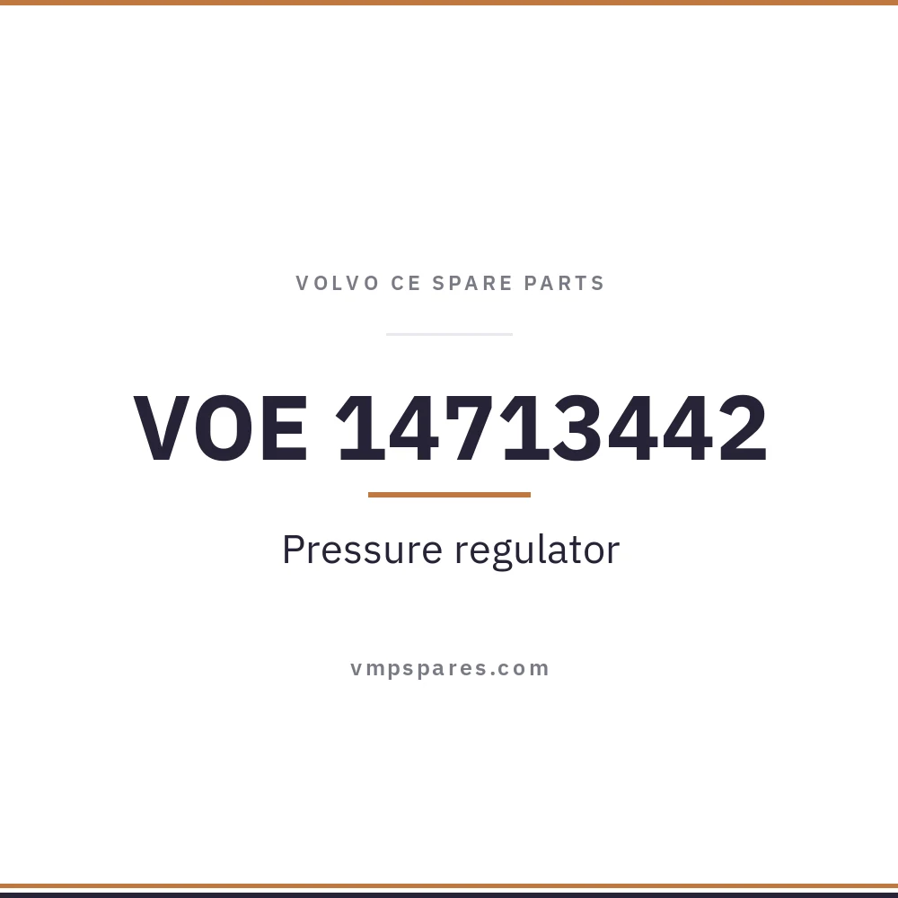 VOE 14713442 – Pressure regulator