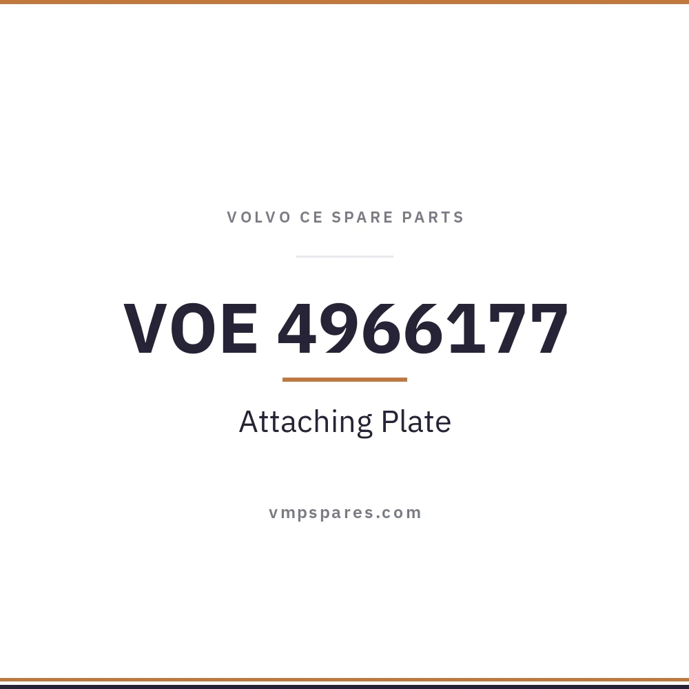 VOE 4966177 – Attaching Plate