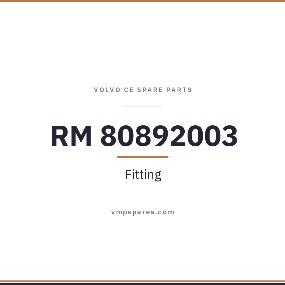 RM 80892003 – Fitting